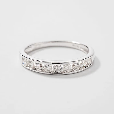 14K Channel Set Diamond Wedding Band (0.40 ct tw)