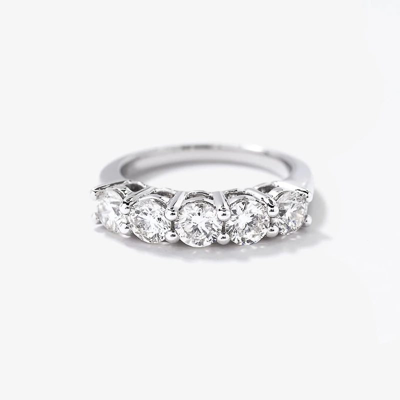 Diamond Anniversary Ring 14K White Gold (1.50 ct tw)
