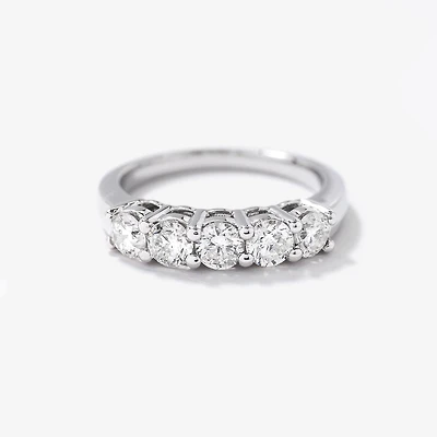 Diamond Anniversary Ring 14K White Gold (1.00 ct tw)