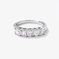 Diamond Anniversary Ring 14K White Gold (1.00 ct tw)