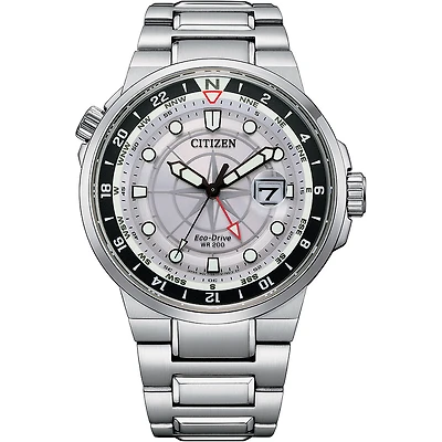Citizen Eco-Drive Endeavor Silver-Tone Dial Stainless Steel Watch | BJ