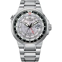 Citizen Eco-Drive Endeavor Silver-Tone Dial Stainless Steel Watch | BJ