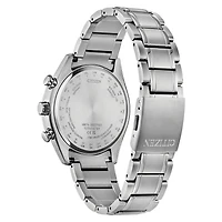 Citizen Eco-Drive Tsuki-Yomi A-T Purple Dial Super Titanium Bracelet W