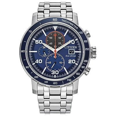 Citizen Eco-Drive Brycen Chronograph Blue Dial Men's Watch | CA0850-59