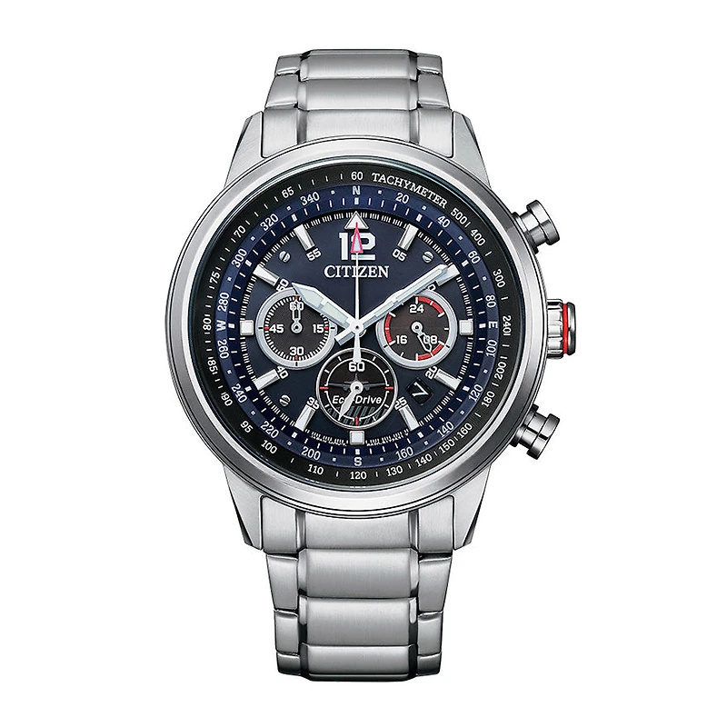 Citizen Eco-Drive Avion Blue Dial Stainless Steel Bracelet | CA4478-56