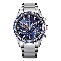 Citizen Eco-Drive Garrison Blue Dial Super Titanium Bracelet Watch | C