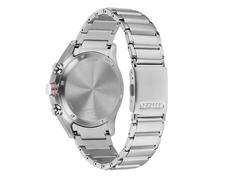 Citizen Eco-Drive Garrison Blue Dial Super Titanium Bracelet Watch | C