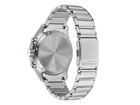 Citizen Eco-Drive Garrison Blue Dial Super Titanium Bracelet Watch | C