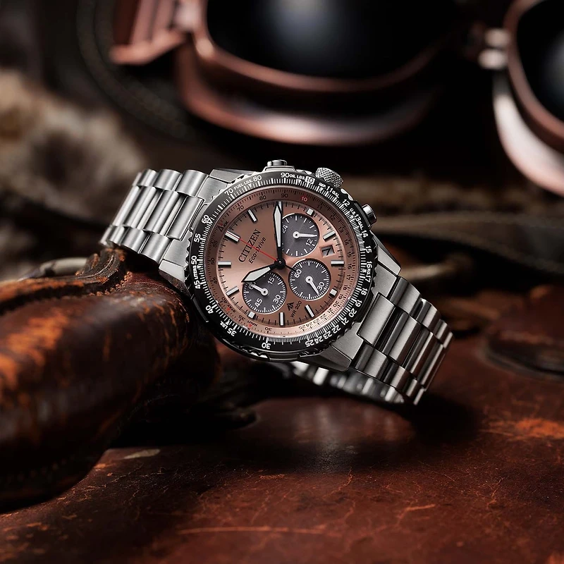 Citizen Eco-Drive Promaster Navihawk Salmon Dial Watch | CA4664-60X