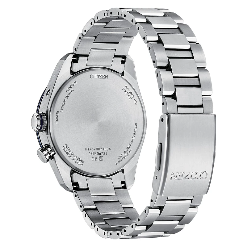 Citizen Eco-Drive Attesa Blue Dial Super Titanium Watch | CB0288-65L