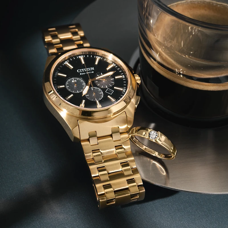 Citizen Eco-Drive Peyten Black Dial Watch | CA4512-50E