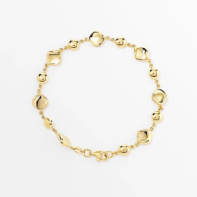 Pebble Bracelet in 10K Yellow Gold