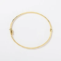 3mm Ladies Bangle in 10K Yellow Gold