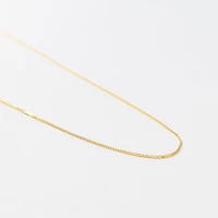 14K Yellow Gold 0.55mm Box Chain (16")