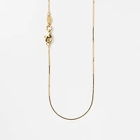 14K Yellow Gold 0.55mm Box Chain (16")