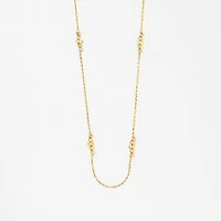 Ball Necklace in 10K Yellow Gold