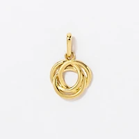 Love Knot Pendant in 10K Yellow Gold