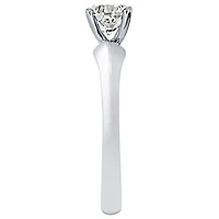 Diamond Solitaire Engagement Ring in 19K White Gold (0.90 ct tw)