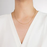 14K Yellow Gold 2.5mm Singapore Chain (18")