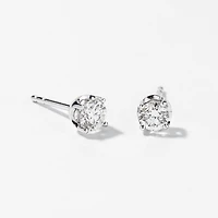 Diamond Stud Earrings in 14K White Gold (0.50 ct tw)