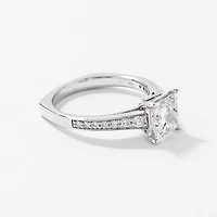 Lab Grown Princess Cut Diamond Engagement Ring (1.75 ct tw)