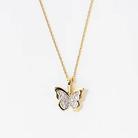 Butterfly Diamond Pendant | Ann-Louise Jewellers