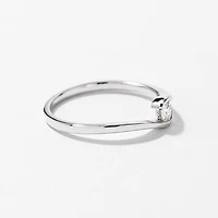 Solitaire Diamond Ring 10K Gold (0.15ct tw