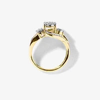 Diamond Cluster Ring 10K Yellow and White Gold (0.25 ct tw)