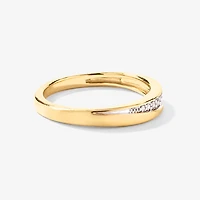 Diamond Wedding band 10K Yellow Gold (0.04 ct tw)