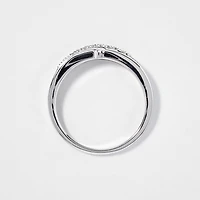 Men's Diamond Wedding Band 10K White Gold (0.10 ct tw)