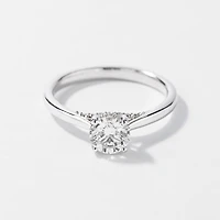 Diamond Engagement Ring 14K White Gold (0.83 ct tw)