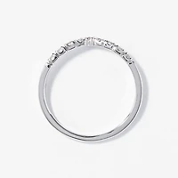 V Shape Diamond Anniversary Band 14K White Gold (0.25 ct tw)