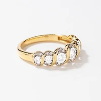Diamond Anniversary Band 10K Yellow and White Gold (0.40 ct tw)