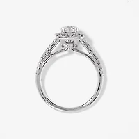 14K White Gold Halo Diamond Engagement Ring (1.20 ct tw)