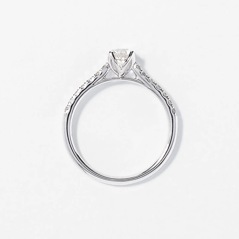 Diamond Engagement Ring 14K White Gold (0.75 ct tw)