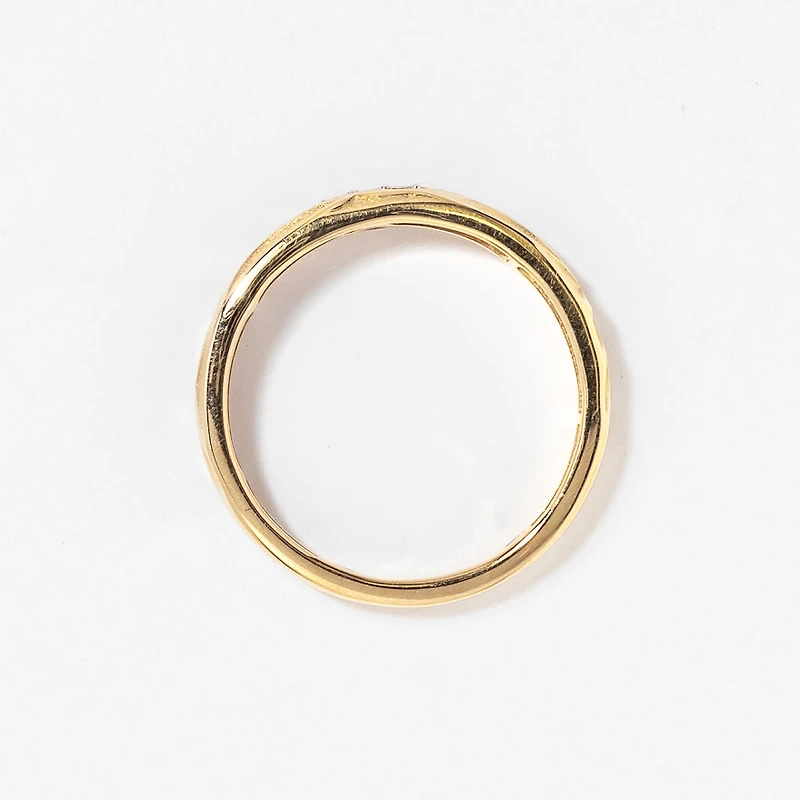 Diamond Wedding Band 10K Yellow Gold (0.04 ct tw)