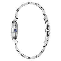Citizen Eco-Drive L Mae White Dial Stainless Steel Bracelet | EM1130-8