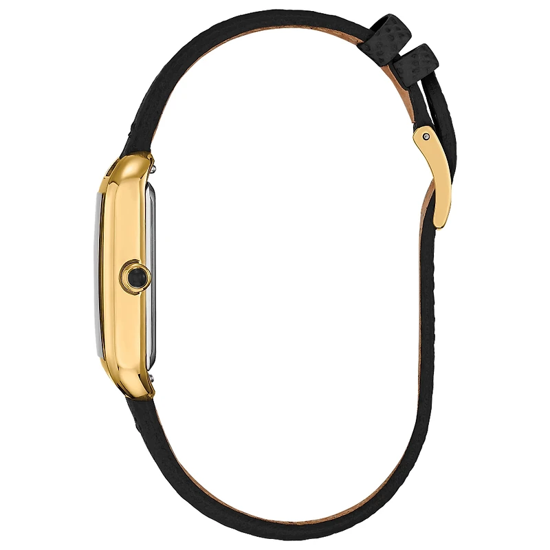 Citizen Eco-Drive Women's Black Dial Leather Strap Watch | EM1192-01E