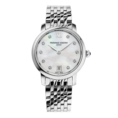 Frederique Constant Women's Slimline Watch | FC-220MPWD1S26B