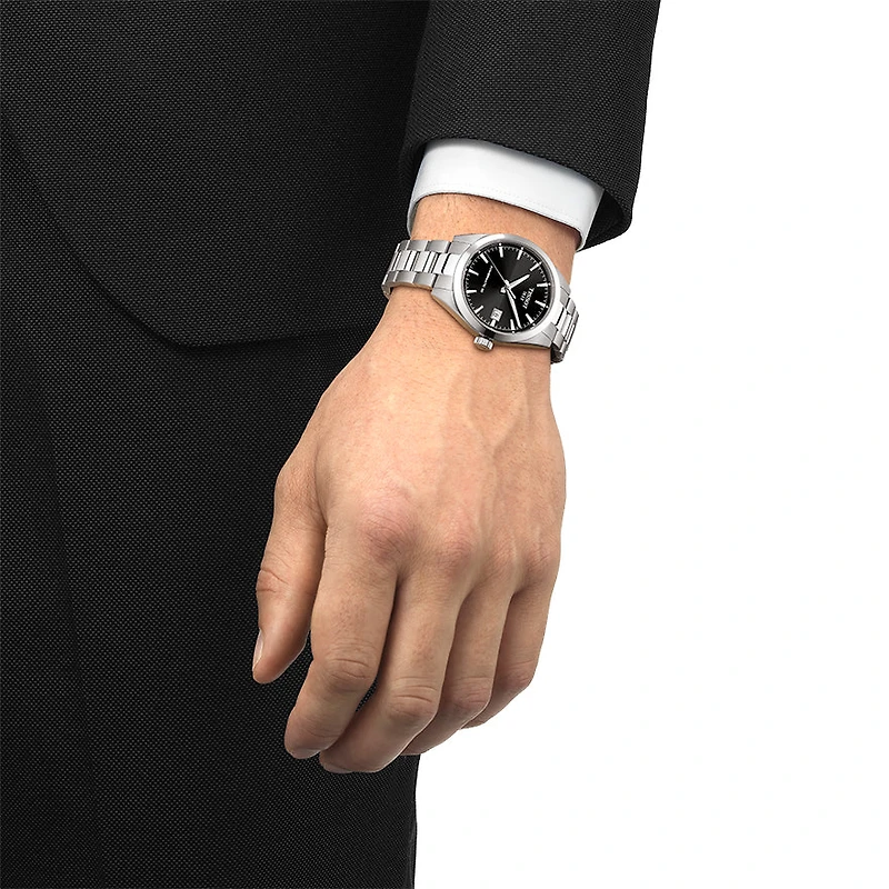 Tissot Gentleman Black Dial 38mm Watch | T1658071105100