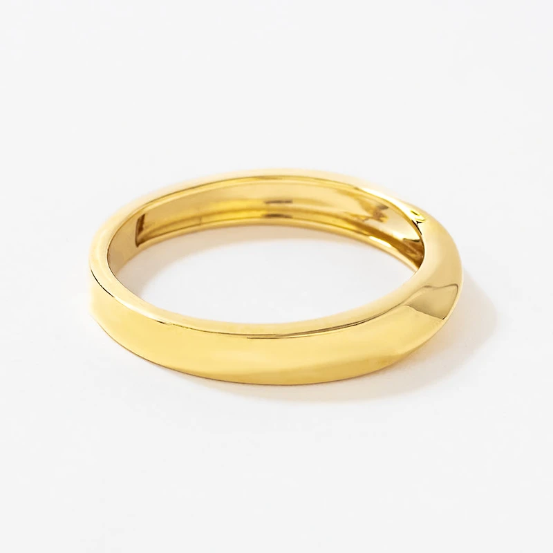 Men's 4mm Twist Wedding Band 10K Yellow Gold