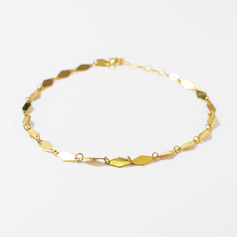 Link Bracelet in 10K Yellow Gold