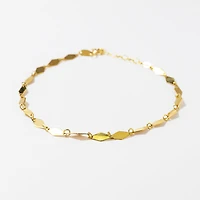 Link Bracelet in 10K Yellow Gold