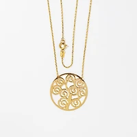 Tree Of Life Charm In 10K Yellow Gold