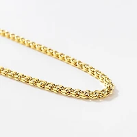 3.5mm Double Link Chain in 10K Yellow Gold (17")