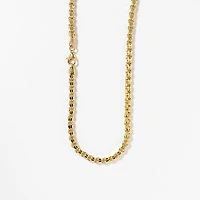 3.5mm Double Link Chain in 10K Yellow Gold (17")