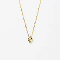 Diamond Shape Necklace in 10K Yellow Gold