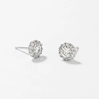 Diamond Stud Earrings in 14K White Gold (1.00 ct tw)