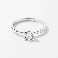 10K White Gold Promise Ring (0.20 ct tw)
