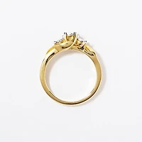 Mini Diamond Engagement Ring 10K Yellow Gold (0.50 ct tw)